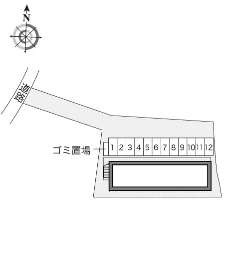 ★手数料０円★加古川市東神吉町砂部　月極駐車場（LP）